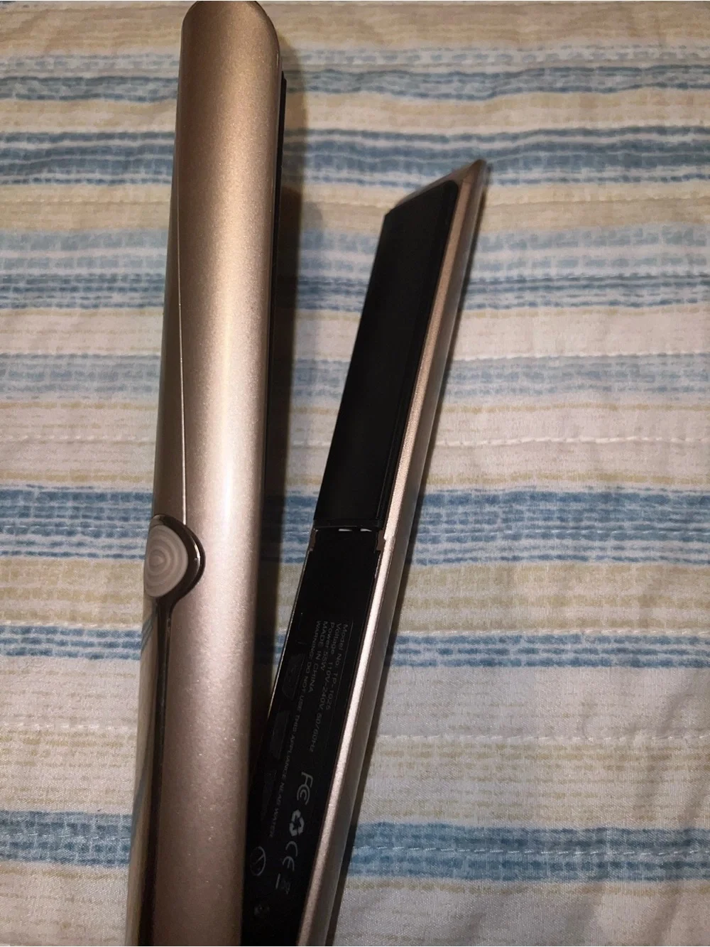 Shark  Metallic Rose Gold Hair Curling Wand